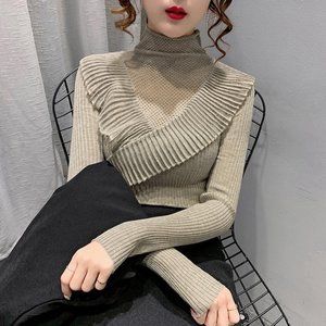 knitted long sleeve top